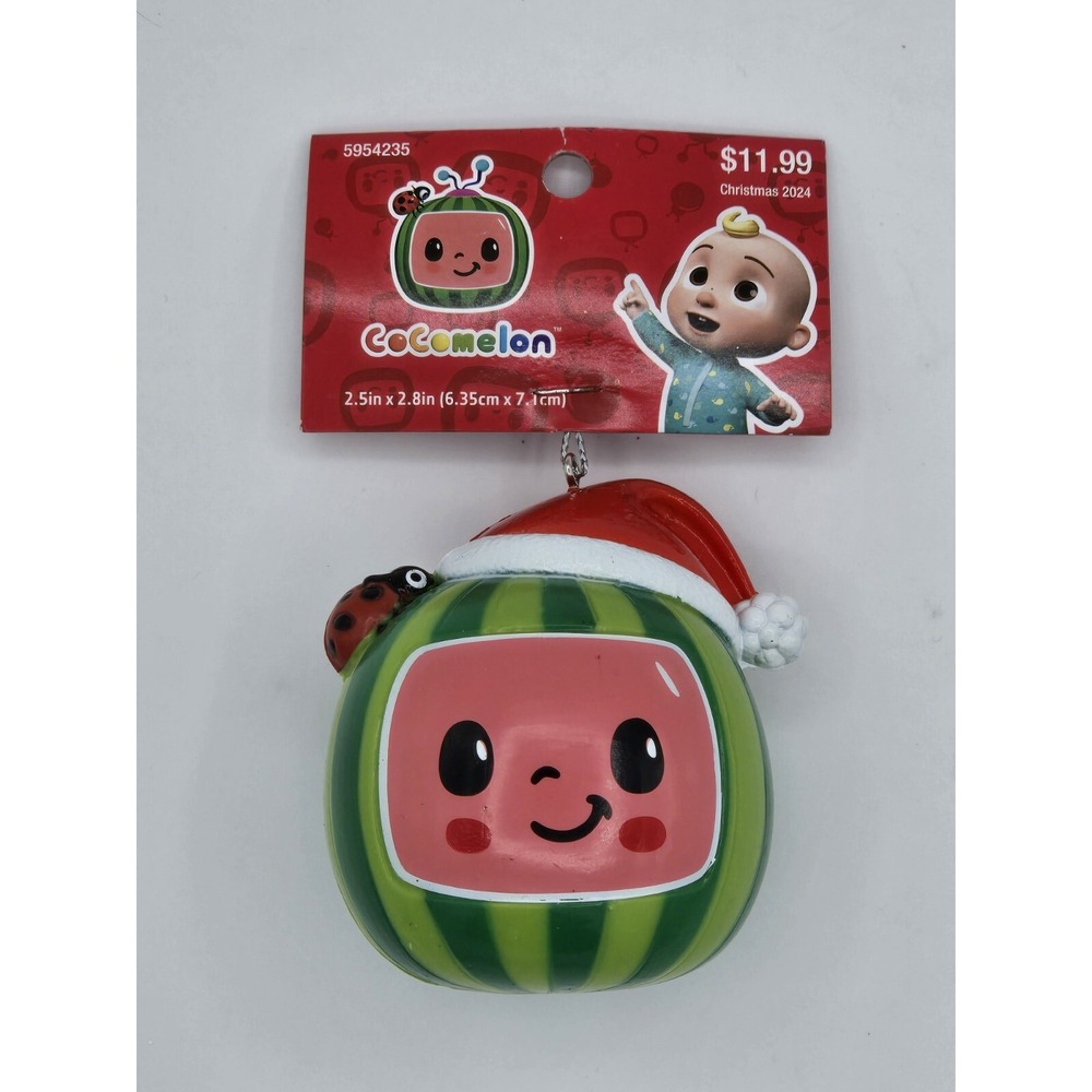 Kurt S. Adler Cocomelon Melon Face Christmas‎ Ornament ~ New